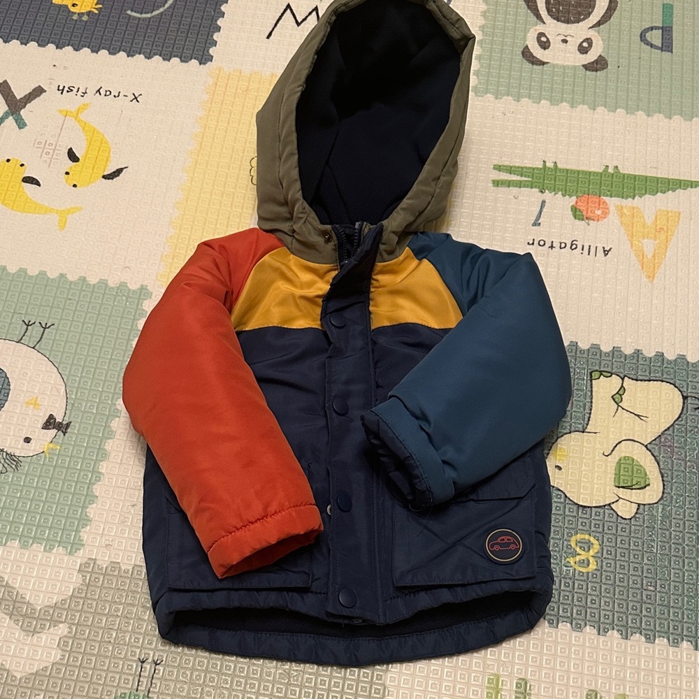 Little Me Retro Waterproof Winter Coat 24M